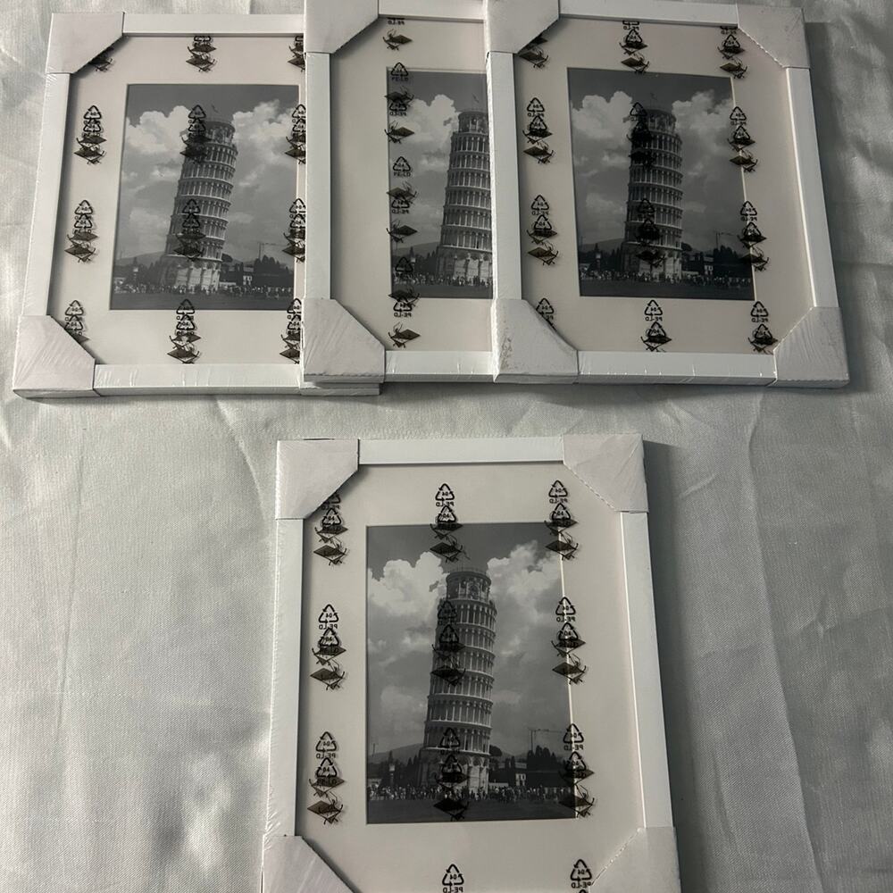 4 pack of 9” by 11” picture frames